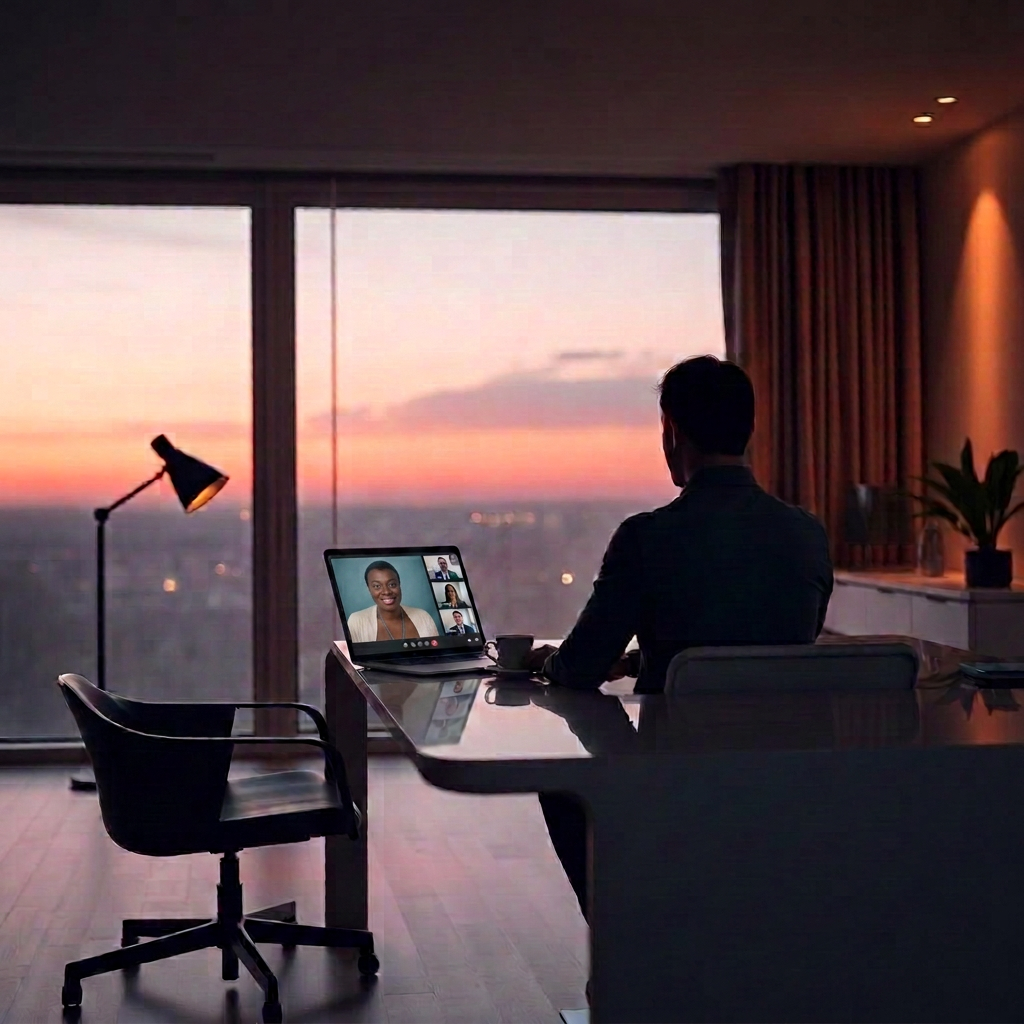 Attending The 90-Minute Neural Reset from a private home office